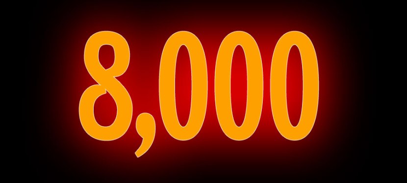 Sweeney’s Blogs has over 8,000&nbsp;views!