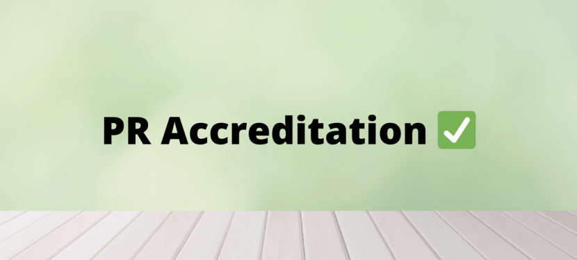 PR Accreditation ✅