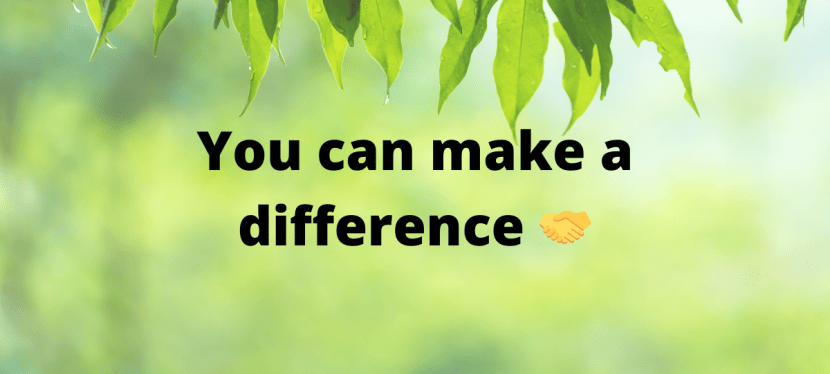 You can make a&nbsp;difference